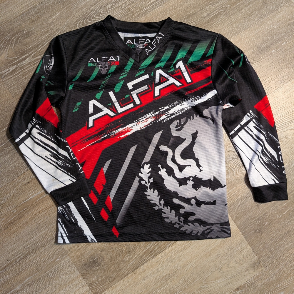 ALFA1 Multicolor Long Sleeve Boys Jersey